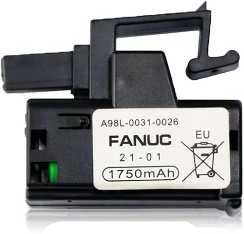 Miniatura 3 de (Pack of 4) 1750mAh A98L-0031-0026 3V PLC Battery for FANUC 02B-0309-K102A98L-0031-0026 CNC Machine Controler 3P Plug