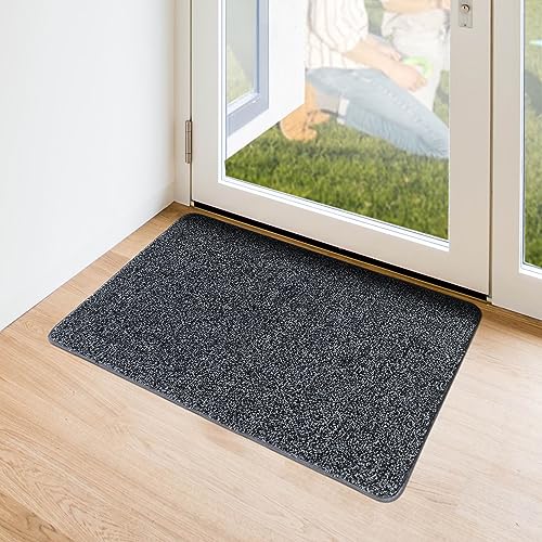 OEMATS Indoor Doormat Machine Washable Door Mat Entrance Rug Cleaning The Soles Floor Mats Soft Mats Used in Multiple Scenarios Kitchen Mats Bathroom Mats Pets Matsbsorbent Doormat 24