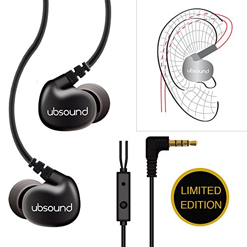 UBSOUND Orchestra HD Limited Edition. Cuffie Auricolari In-Ear ergonomiche. Tuning Ottimizzato per Smartphone, PC, Game, Tablet, Mp3. Microfono. Jack 3,5mm. Garanzia 2 anni. IEM