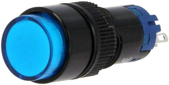 V12Y-11Z-B Switch: Push-Button Pos: 2 SPDT 0.5A/250VAC 1A/24VDC Blue None ONPOW
