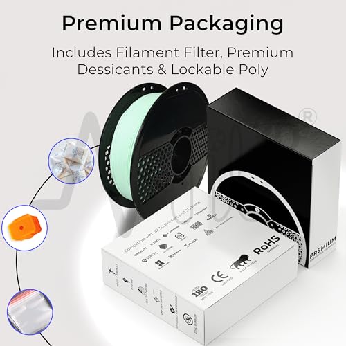 Image of NFIL3D Matte HS PLA+ Light Green - 3D Printing Filament | Compatible with All 3D Printers | 1.75mm | 1kg Nett Weight