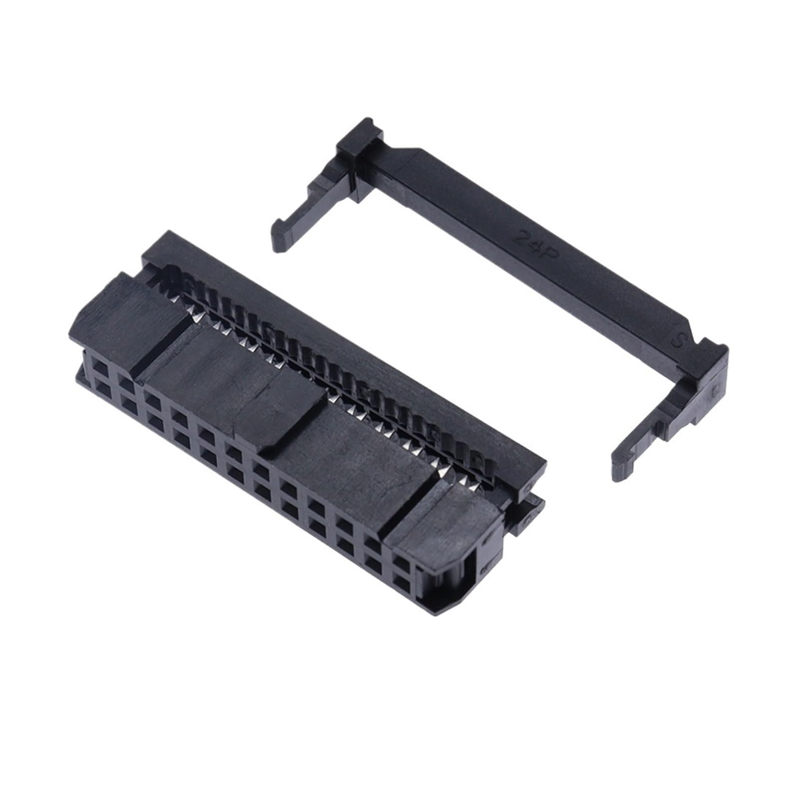 FC-6P FC-8P FC-10P FC-14P FC-16P to FC-40P IDC Socket 2x5 Pin Dual Row Pitch 2.54mm Connector 10-Pin Cable(24P,10PCS)