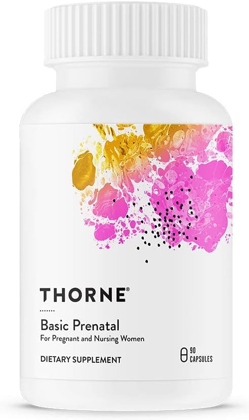 Thorne Basic Prenatal Dietary Supplement Capsules, 90 Count