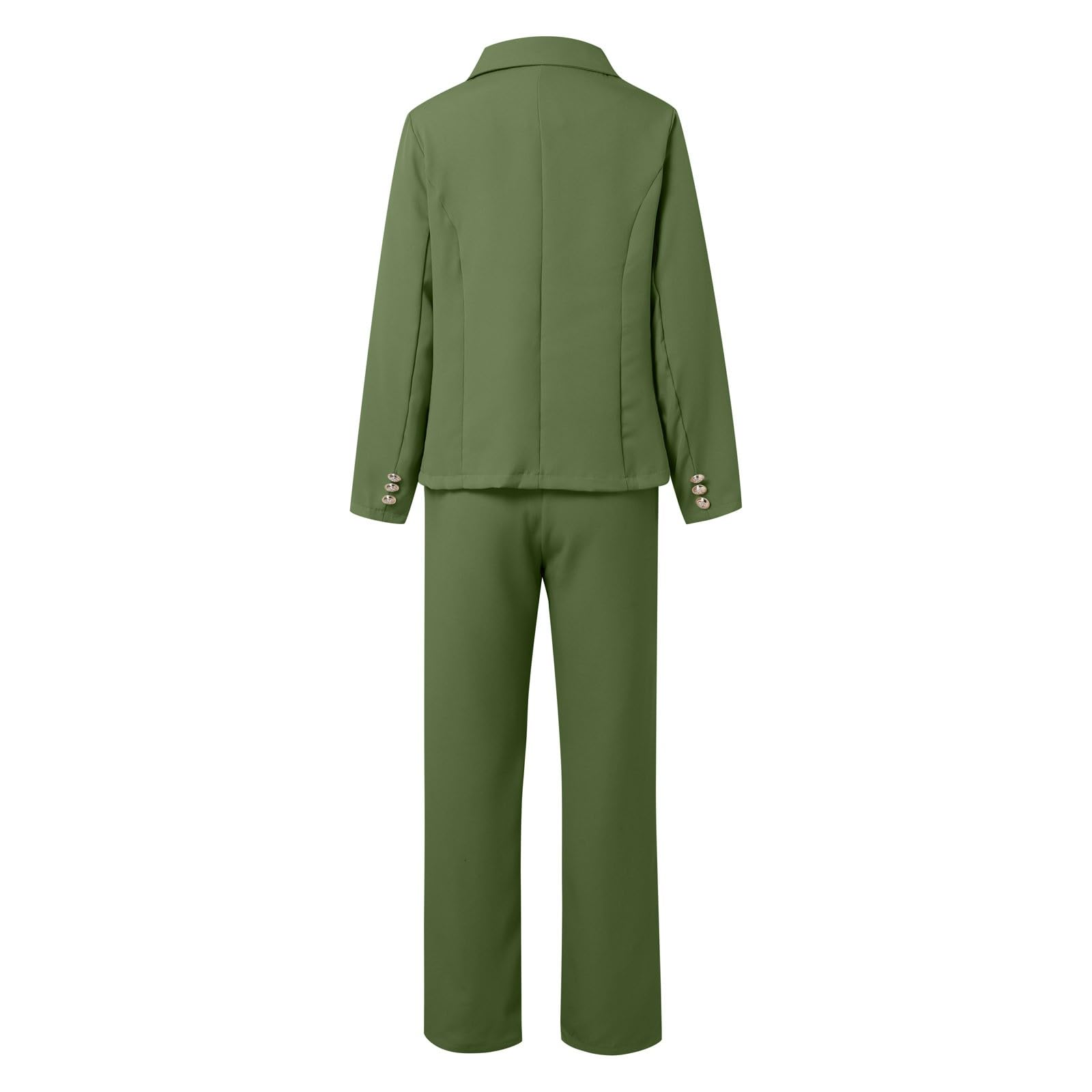 Damen Business Zweireihiger mit Passender Hose Elegantes Büro Outfit Moderne Damenanzüge für Geschäftstreffen