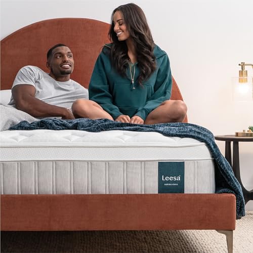 Leesa Sapira Chill Hybrid 14' Mattress, Medium, Queen, Enhanced...