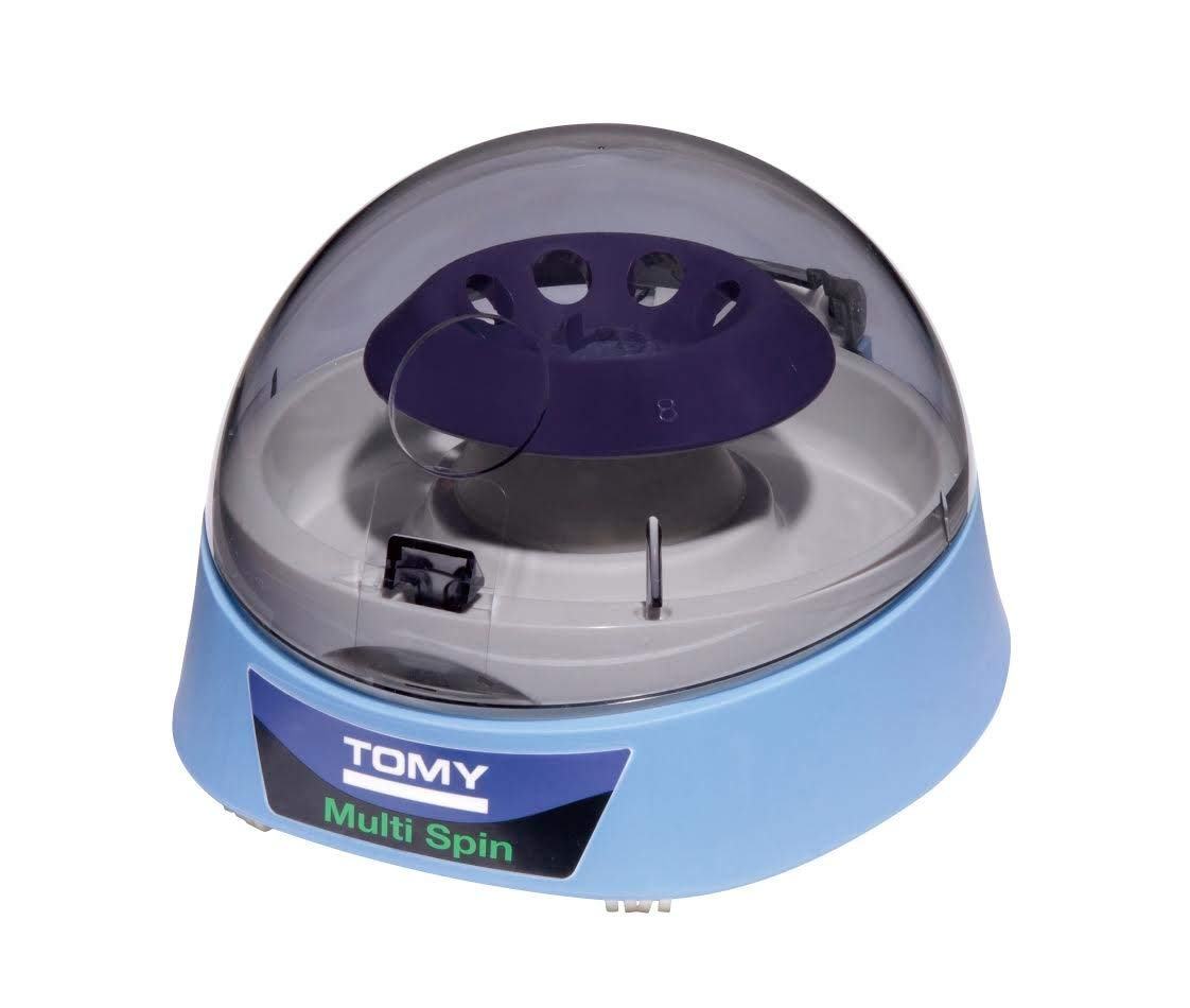 TOMY Multi Spin Cordless, Battery-Powered / Battery-Operated Mini Centrifuge (Also includes AC Adapter), Made in Japan