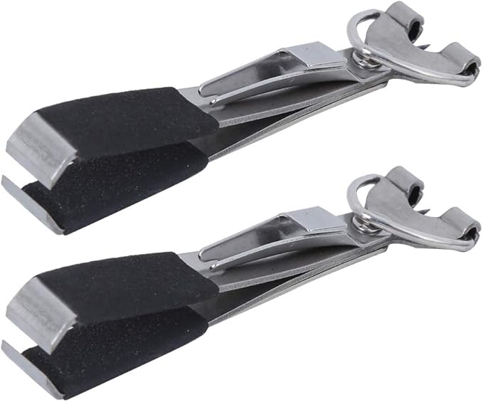 2 Pcs 4 in 1 Fly Line Clippers Fishing Knot Tying Tool Fly