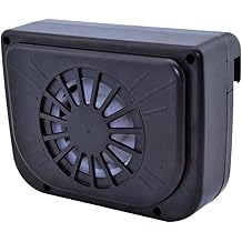Car Fan Solar Powered Cooling for Car Vent,Ventilator Window Solar Exhaust Radiator Fan,Window Windshield Auto Air Vent Cooling System Cooler,Air Circulation for Vehicle,Van, Truck, SUV