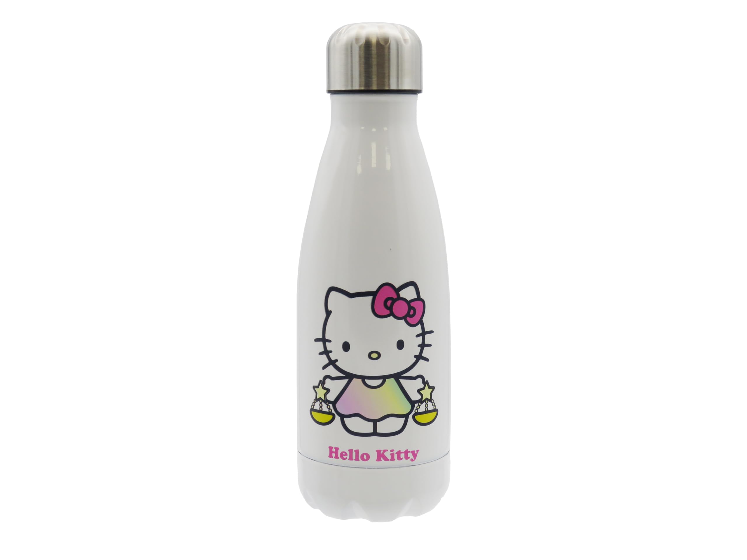 CyP Brands Hello Kitty, Sanrio, Bottle, Water Bottle, Jerry, Horoscope, Libra, 550 ml, White, Official Product