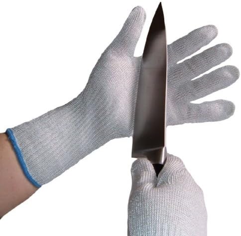 HandArmour Cut Resistant Safety Gloves Size: Medium CE Level 5 Protection 2 Gloves Color: White