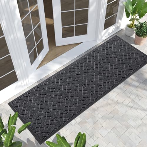 Yimobra Outdoor Runner Rug 72x24, All-Season Waterproof Doormat Outdoor Entrance,