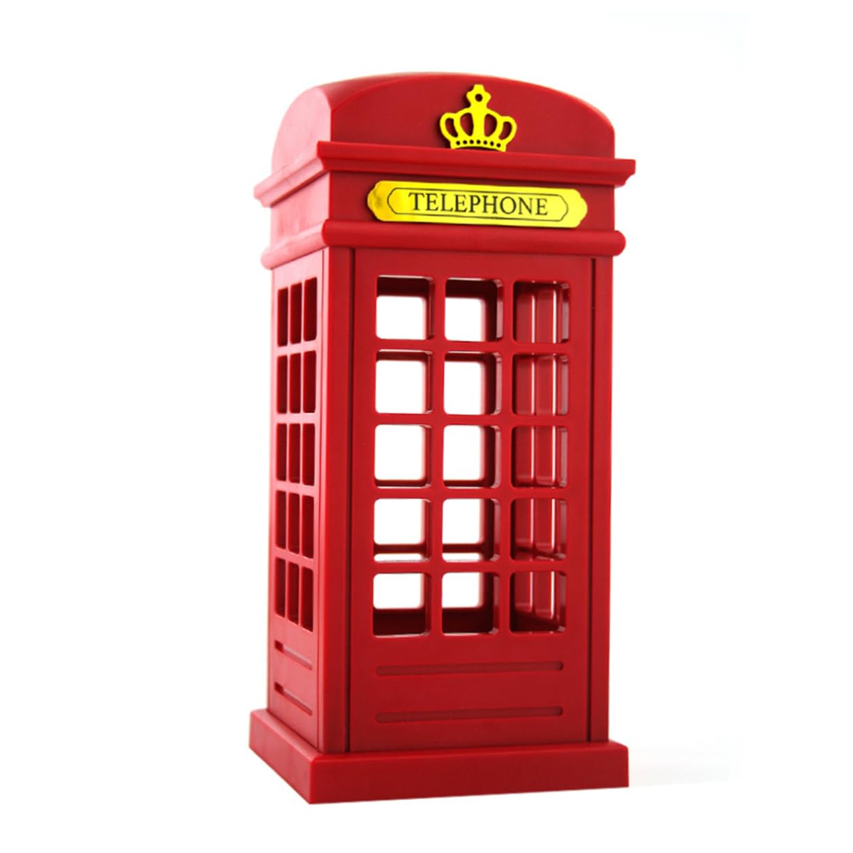DOITOOL Adjustable Desk Lamp for Boys and Girls Retro Telephone Booth Design 3-Mode LED Light Touch Button Battery Night Light for Room Decor