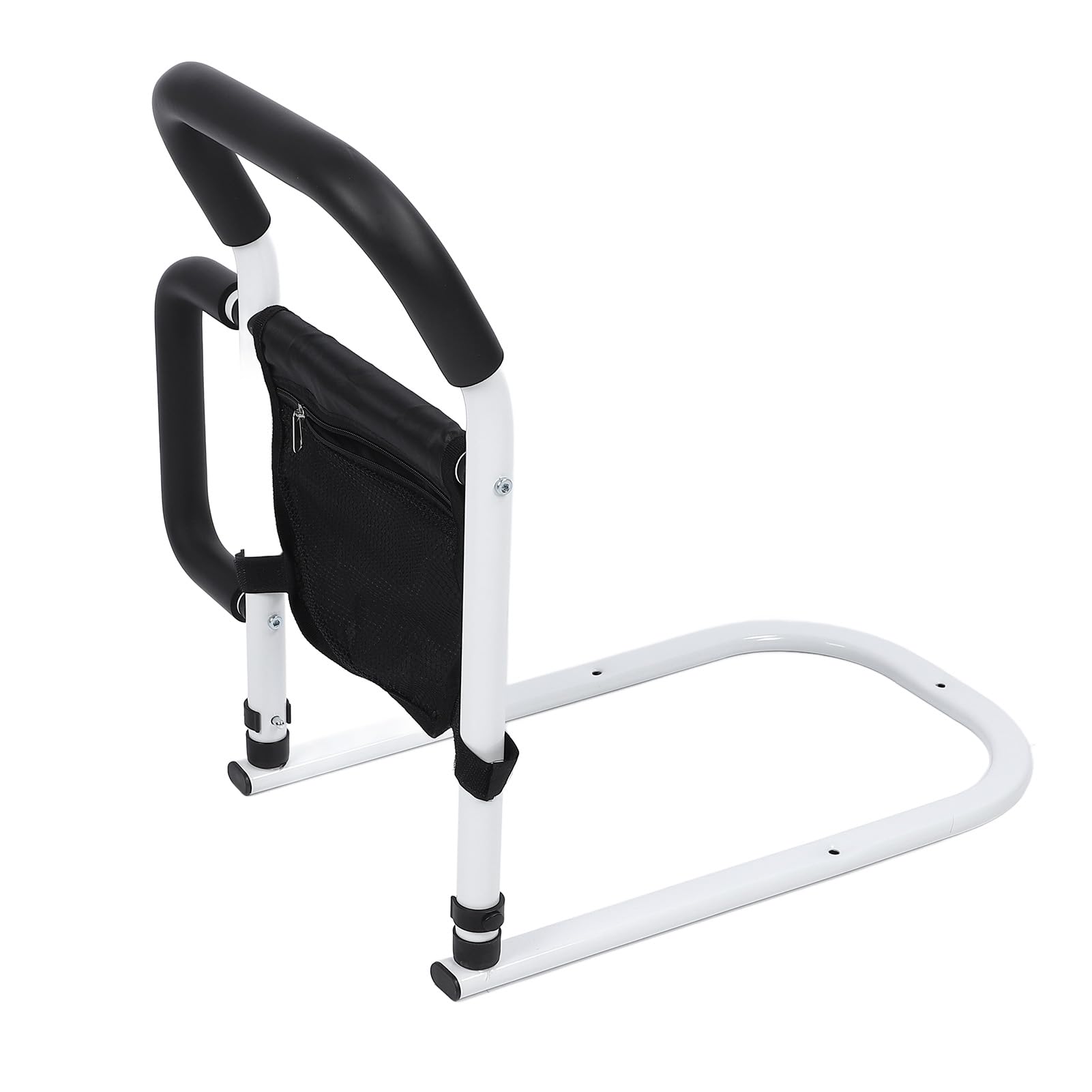 Stand Assist Aid Adjustable Heights Removable Pocket Soft Foam Handle Stainless Steel Assistance Mobility Rail Universal for Couch Sofa