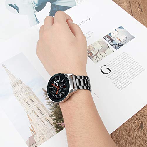 Ruentech Band Compatible For Sunkta K52/Foxbox K52/Lige K52/Linwear K52/Eigiis K52 Smart Watch Bands, Replacement Stainless Steel Strap Adjustable Metal Wristbands For K52 Military Smartwatch thumb #6