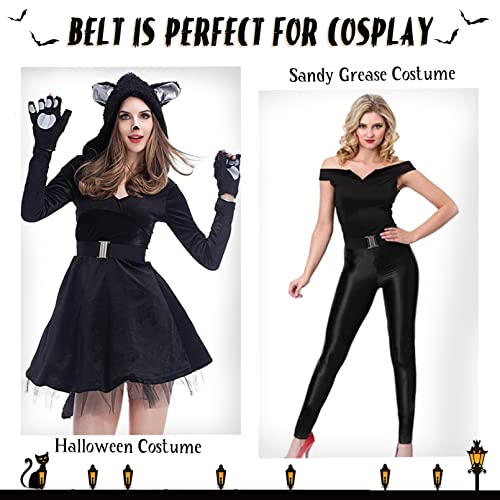 SUOSDEY Women Wide Elastic Waist Belt for Dresses, Halloween Costume Cosplay Vintage Stretchy Belt2