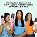 Trademark Beauty Hair Dryer Brush in One, Blow Dryer Brush, Wet and Dry Hair, Anti-Frizz Ions, Smooths, Ceramic, Creates Volume, All Hair Types - White
