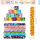 UKOFEW Schnapparmbänder für Kinder, Kindergeburtstag Gastgeschenke, Slap Armbänder Kleine Geschenke , Mitbringsel Kindergeburtstag (Farbenfroh - 30 Pezzi)