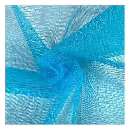 ESSTO Party Crave Transparent Net Cloth – 4 Meter Blue Decorative ...