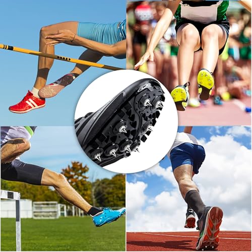 JULMELON 120PCS 1/4inch Stainless Steel Track and Cross Country Spikes Golf Shoe Spikes with Spike Wrench, Replacement Spikes for Sprint Sports Short Running Track Shoes - Image 6