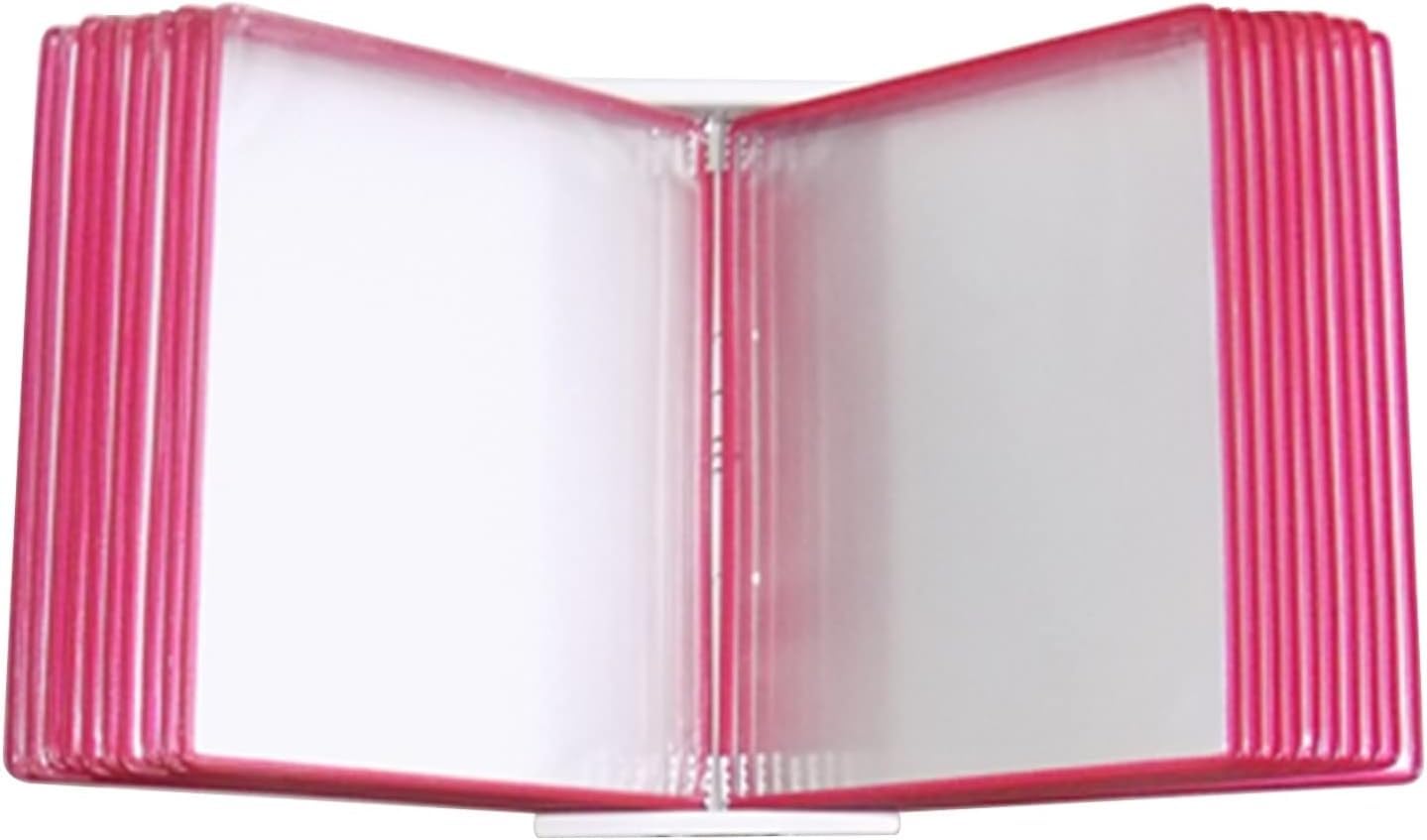 noxozoqm Wall Mounted Reference, 20 Double-Sided Panels, A4 Letter-Size, Assorted Colors(Color:B)