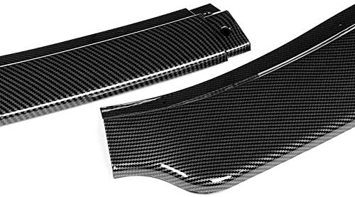 Miniatura 7 de EPARTS - Kit de alerón de barbilla para parachoques delantero de 3 piezas, compatible con modelos de base Lexus IS 2014 2015 2016 (fibra de carbono