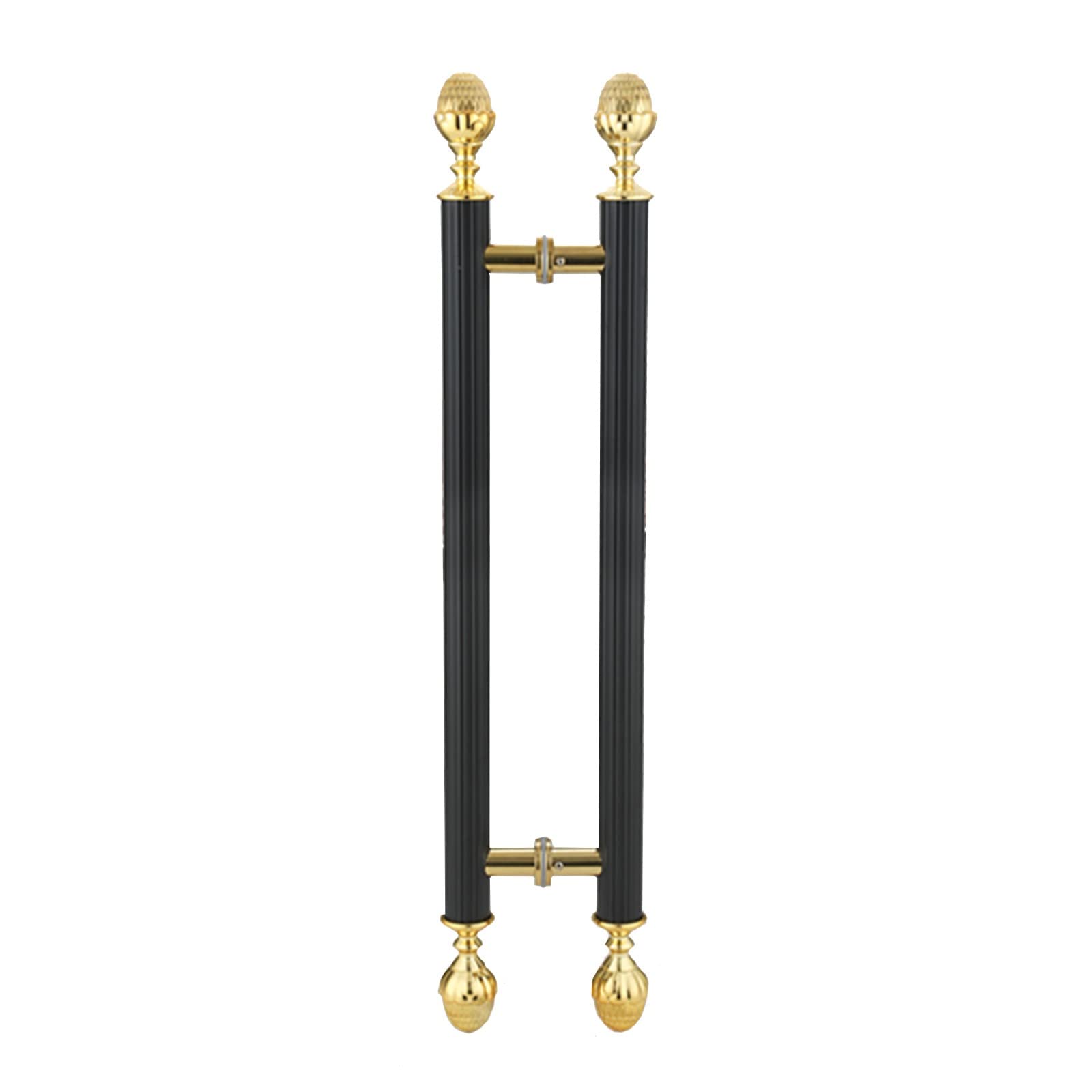 Poignée de porte en acier inoxydable en H pour réparer une porte coulissante avec kit complet