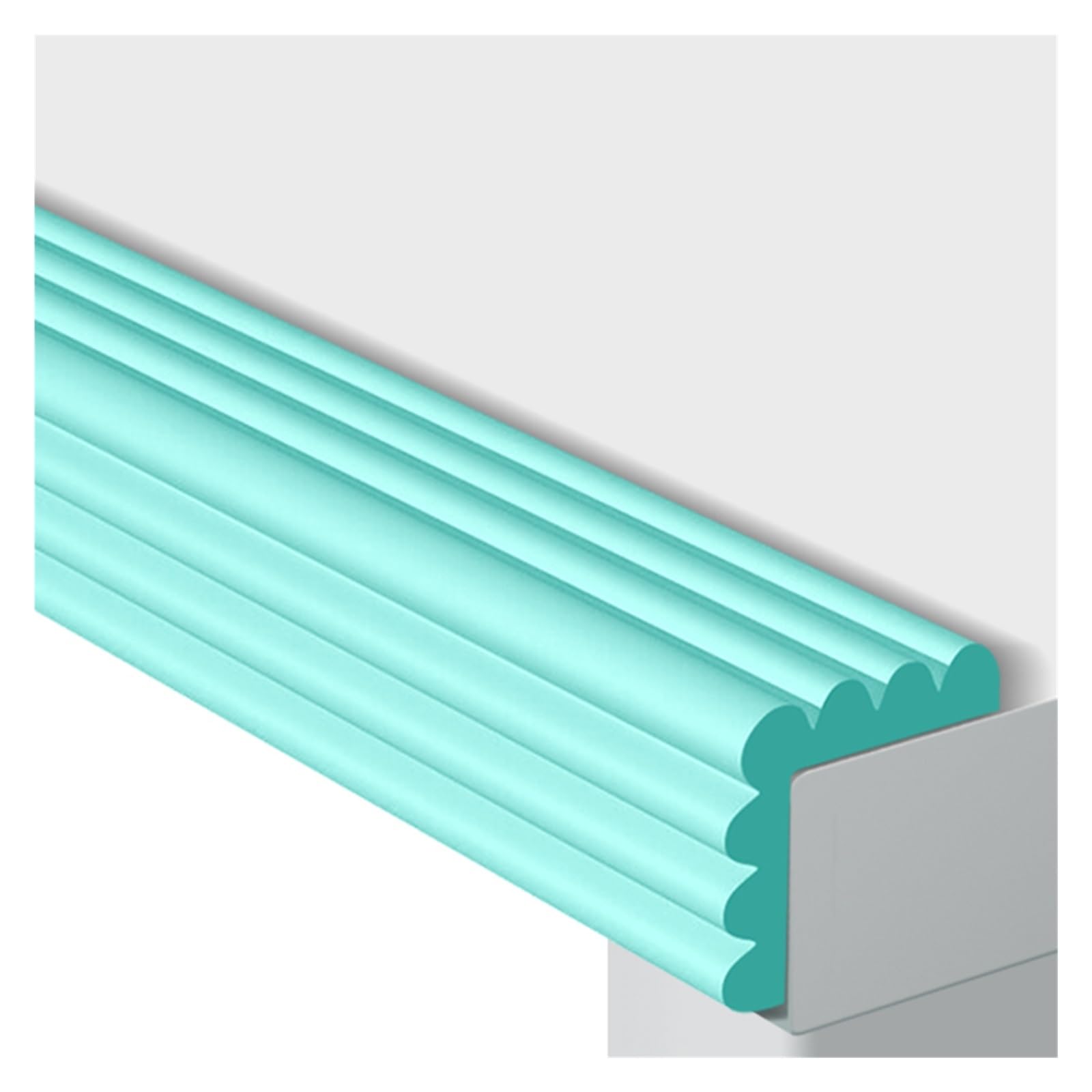 Foam Safety Strips - Self-Adhesive W Shape Table Protectors Corners Cushion Bumper, For Glass Table Furniture Fireplace - Edge Children's Anti Collision Strip