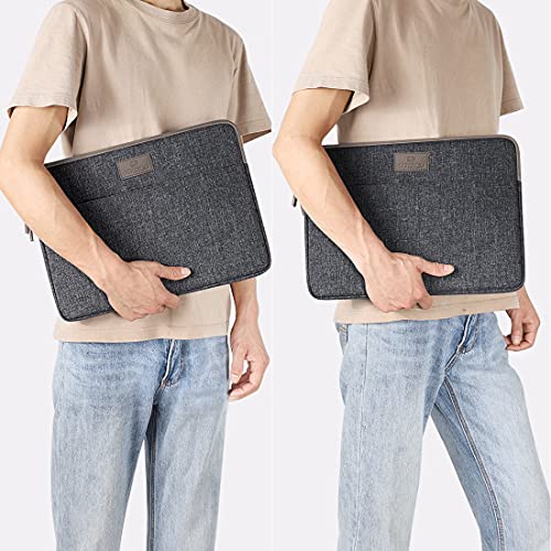 DOMISO-10-pulgada-Funda-para-portatil-Impermeable-con-tableta-Bolsa-de-transporte-para-de97-105-11iPad-Pro105iPad-AirMicrosoft-Surface-Go-2018Samsung-Galaxy-Tab-S3S4Lenovo-Ideapad-D330Gris