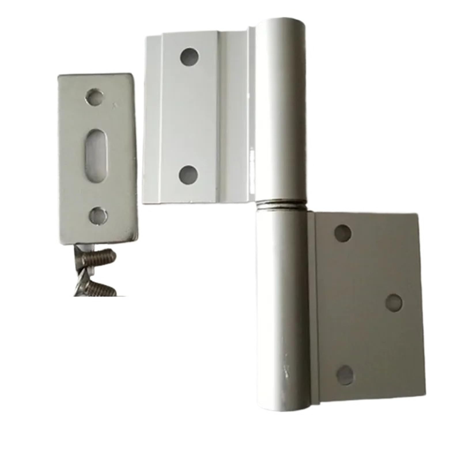 Kdhcvkz Grey 4Pcs Wooden Door Aluminum Alloy Hinge Folding Detachable Hinge(Grey)
