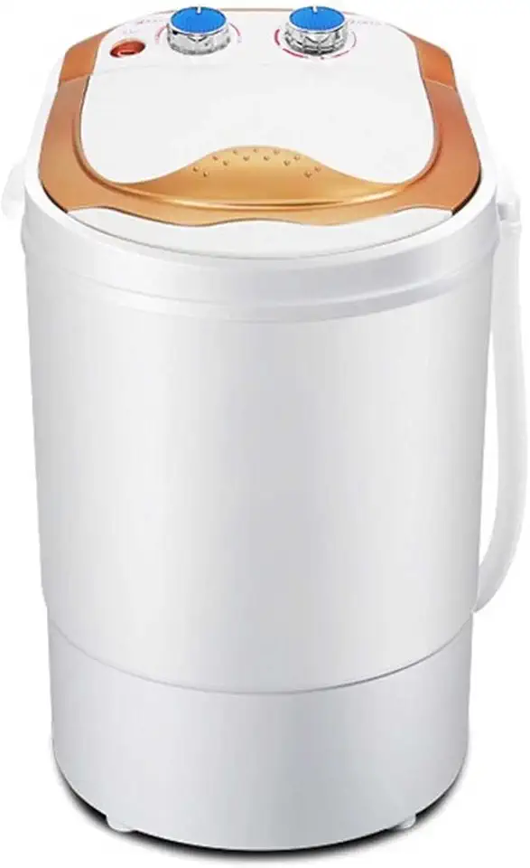 Small Washing Machine Baby 2 Kg Mini Laundry Machine Portable Semi-Automatic Clothes Washer with Drain Basket Suitable for Camping Apartment Dormitory