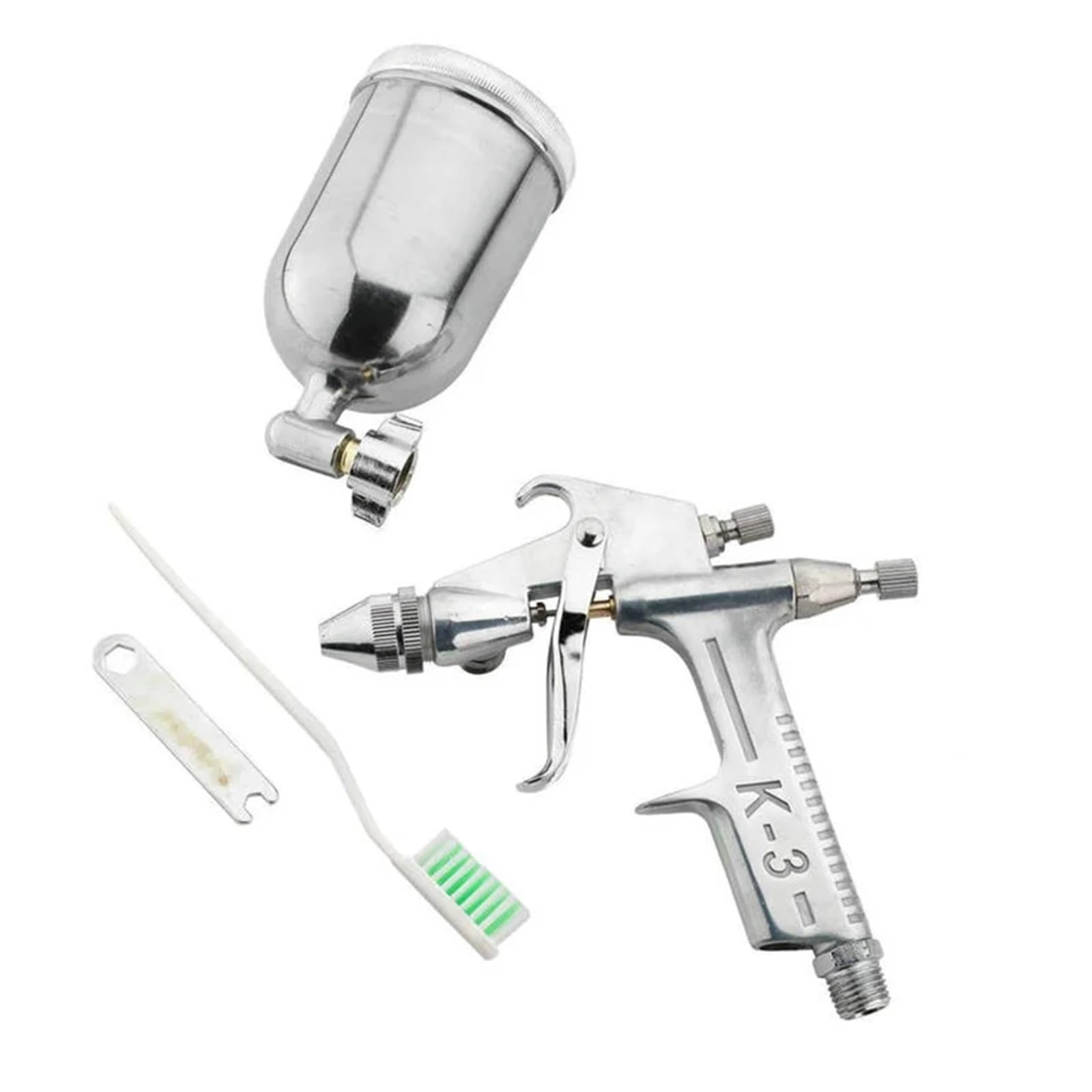 125 ml Mini pistolet natryskowy - 0,5 mm dysza pneumatyczny do profesjonalnej naprawy lakierniczej samochodów,Wysoka wydajność