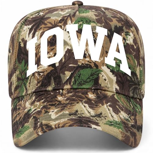 Iowa Collegiate Hat (US Alpha One Size Woodland Camo)