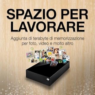 Seagate Desktop Drive, 8 TB, Nero, Hard disk esterno, USB 3.0 per PC Desktop, PC Portatili e Mac e 2 Anni di Servizi Rescue, Amazon Special Edition (STGY8000400)