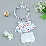 KINGOU Baby Doll Clothes 8 Inch Soft Baby Girl Doll with Clothes and Accessories Set