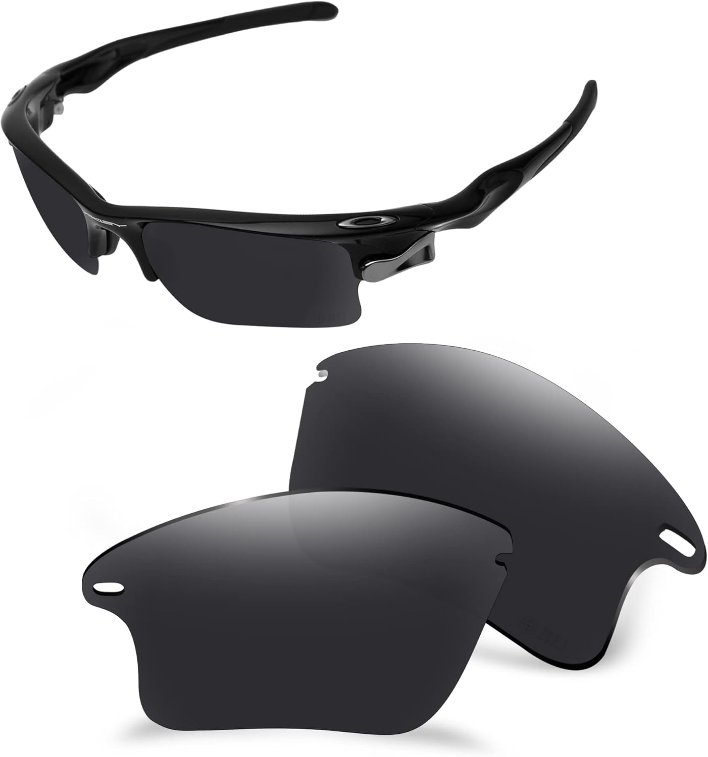ANSI Z87.1 Replacement Lenses For Oakley Fast Jacket XL OO9156 Sunglasses - Gainsboro