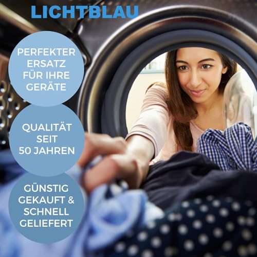 LICHTBLAU Edelstahl Panzerschlauch Verlängerung 0,5 m – Waschmaschine & Spülmaschine – 3/4 Zoll Zulaufschlauch, knickfest, Innen- & Außengewinde – geeignet für Aquastop-Systeme
