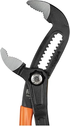 Miniatura 4 de Klein Tools D5053BKIT - Juego de alicates para bomba Klaw de ajuste rápido de 3 piezas, 7 pulgadas, 10 pulgadas y 12 pulgadas, diseño compacto con