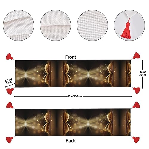 Chemin de table rustique pour protéger et décorer la table de salle à manger
