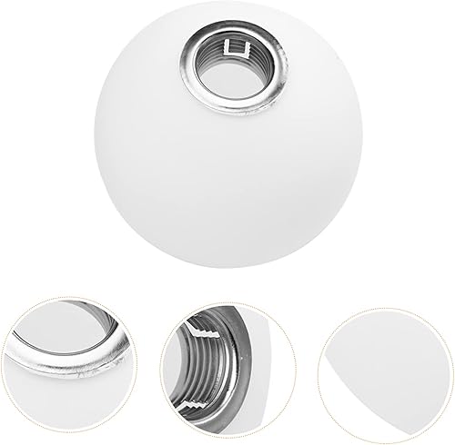 Miniatura 5 de Uonlytech Pantalla de cristal G9 Lámparas de techo Ventiladores de techo blancos Lámpara de globo Lámpara de cristal Reemplazo de pantalla Esférica