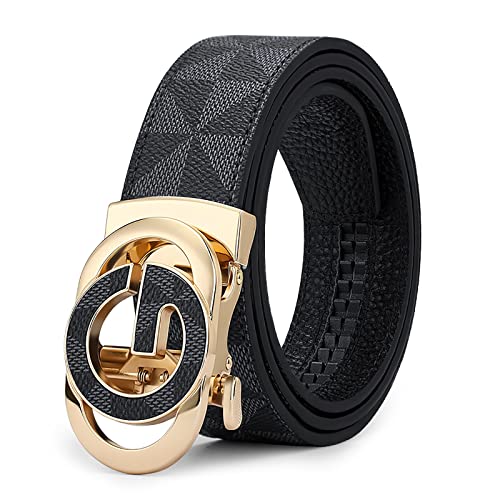 Image of Mens Ratchet Belts Designer Belt Men Automatic Buckle Gift Box