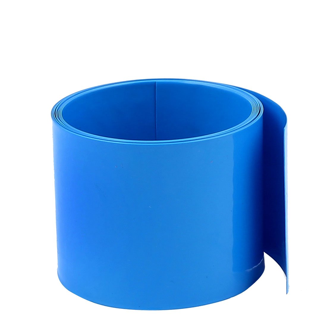 Uxcell Blue Sourcingmap 6.6Ft 60Mm Flat 38Mm Dia Pvc Heat Shrink Tubing For 18650 Battery