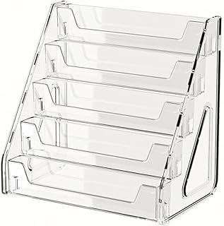 Transparentes Acryl-Kartenständer-Set, Tisch-Organizer-Regal für Grußkarten, Sport-Sammelkarten, Postkarten, Geschäfte und Märkte, einfache Montage, kratzfestes Material (eins)