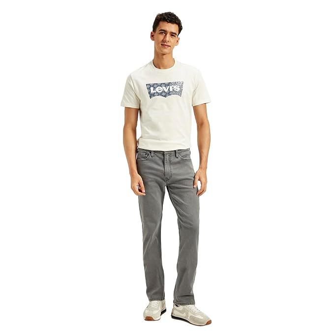 Levi's Men's Mid Rise 513 Slim Straight Fit Jeans
