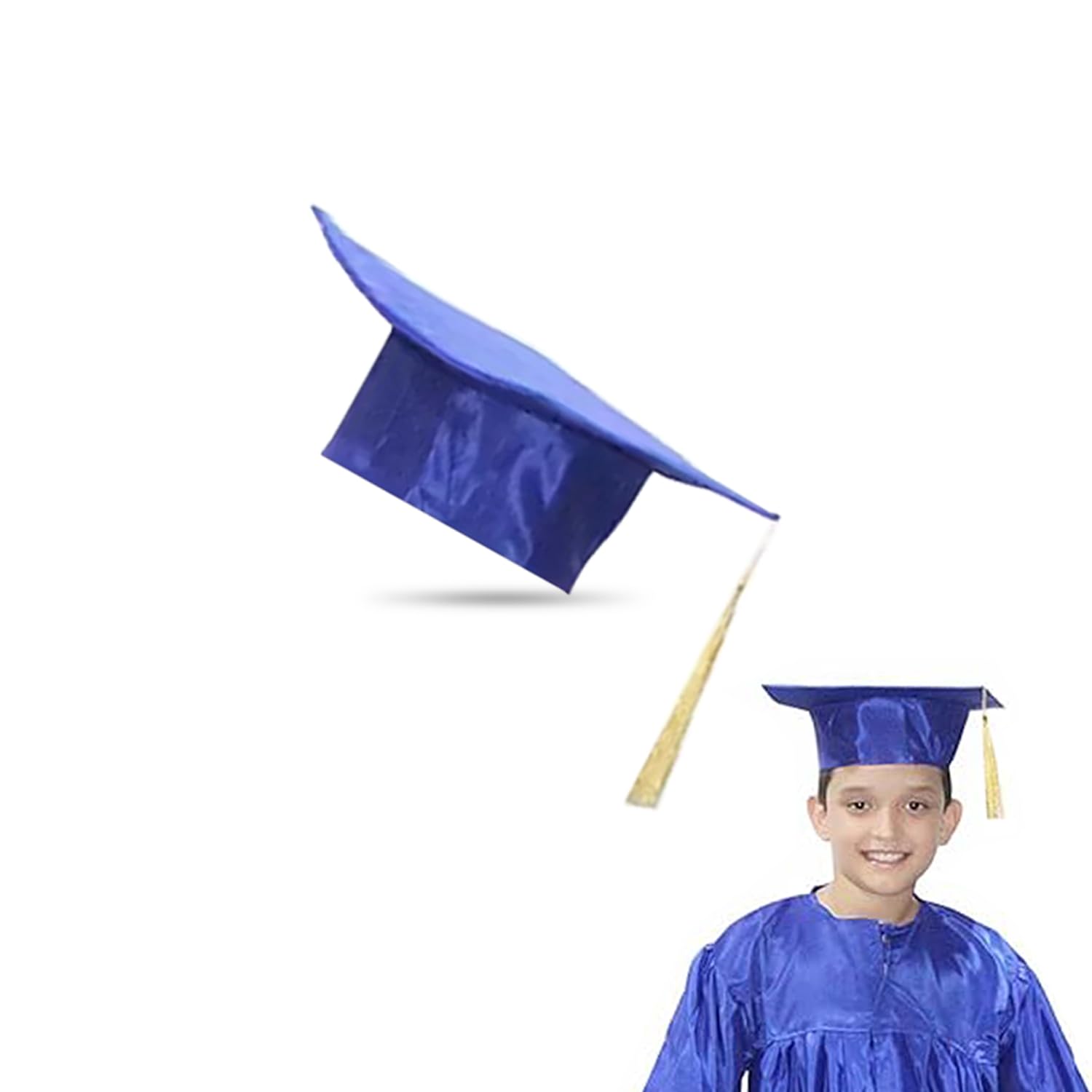 Kaku Fancy Dresses Graduation Hat For Degree Convocation -Blue, FreeSize, Unisex (Pack of 1) (B085RG36GT) Amazon Price History, Amazon Price Tracker
