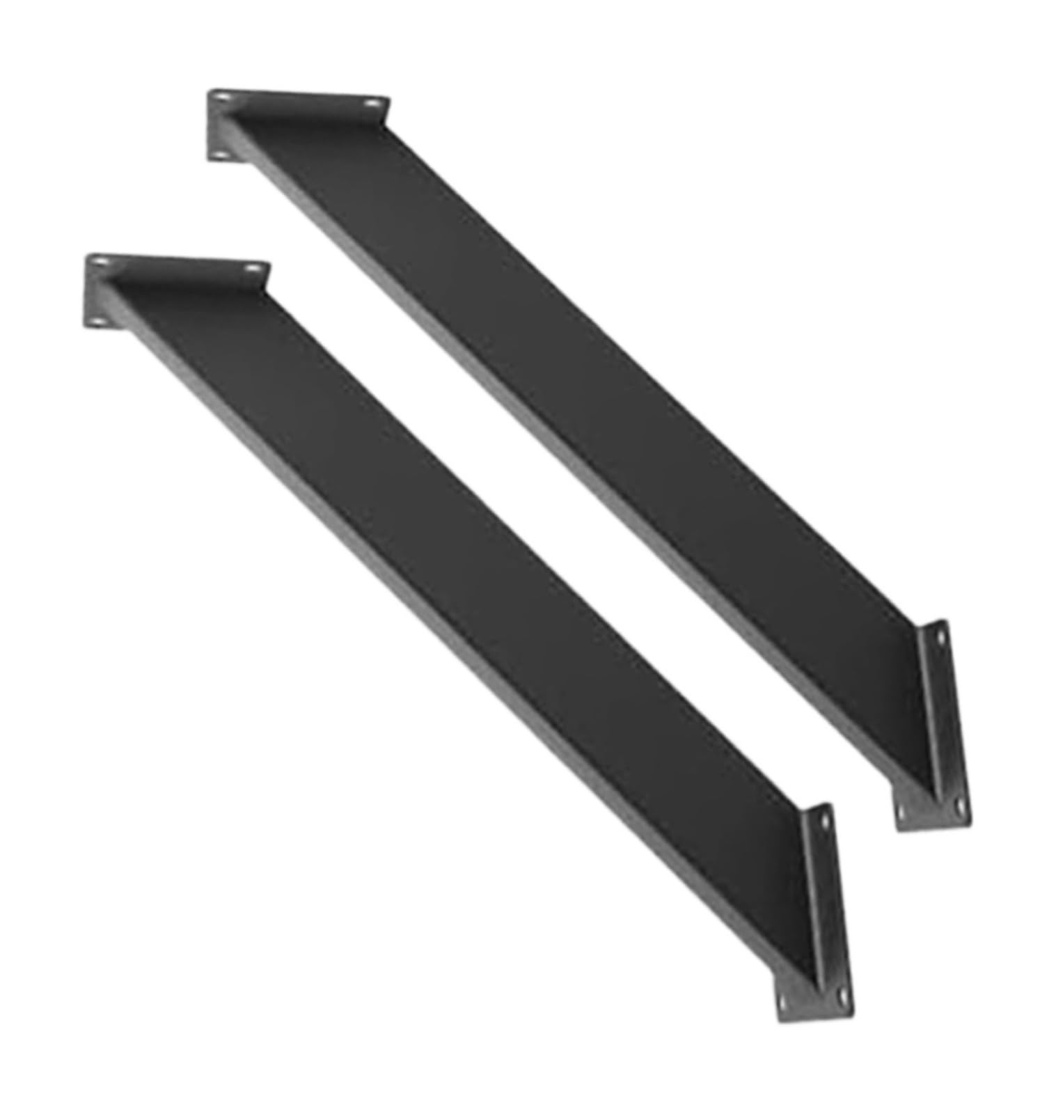 Juego de 2 conectores en ángulo for kit de construcción de pérgola, soporte en ángulo de 45 grados, conector de jardín negro de acero resistente