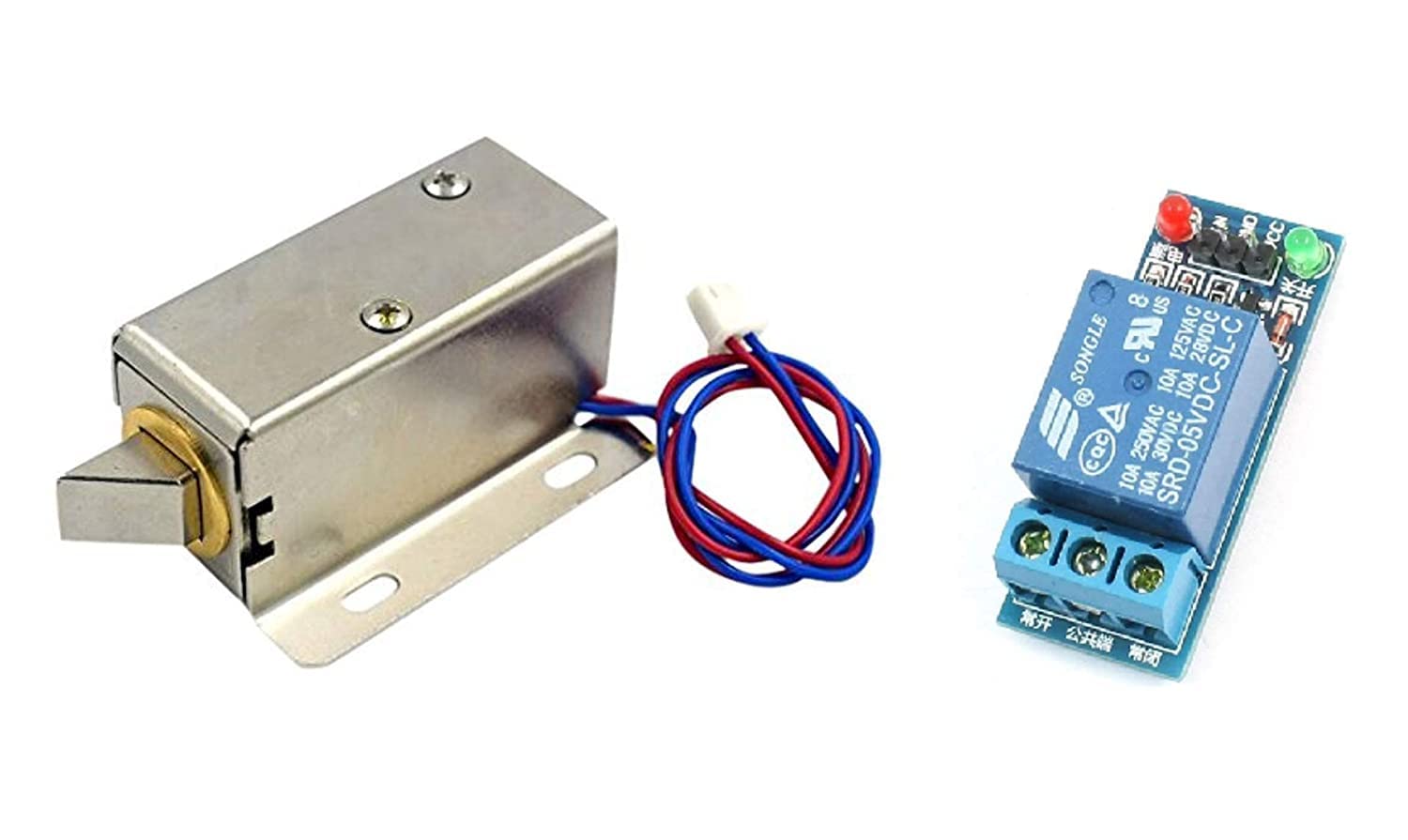 LIMITLESS PRODUCTS DC 12V Solenoid Electronics Lock With Single channel Relay Module 5 Volt COMBO OF SOLENOID LOCK AND SINGLE RELAY (SET OF 1) (B0B5NBMQSQ) Amazon Price History, Amazon Price Tracker