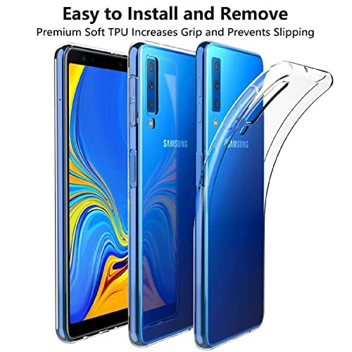 Image of Case Creation Brand - Mobile Cover for Samsung Galaxy A7 2018 (Soft & Flexible Back Case), Transparent