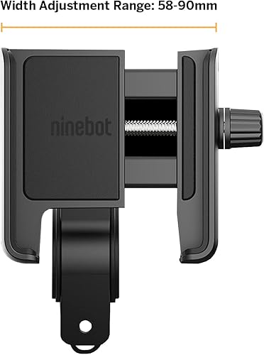 Miniatura 3 de Segway Ninebot - Soporte para teléfono, ajustable para scooter eléctrico eMoped para manillar de bicicleta, se adapta a cualquier teléfono celular