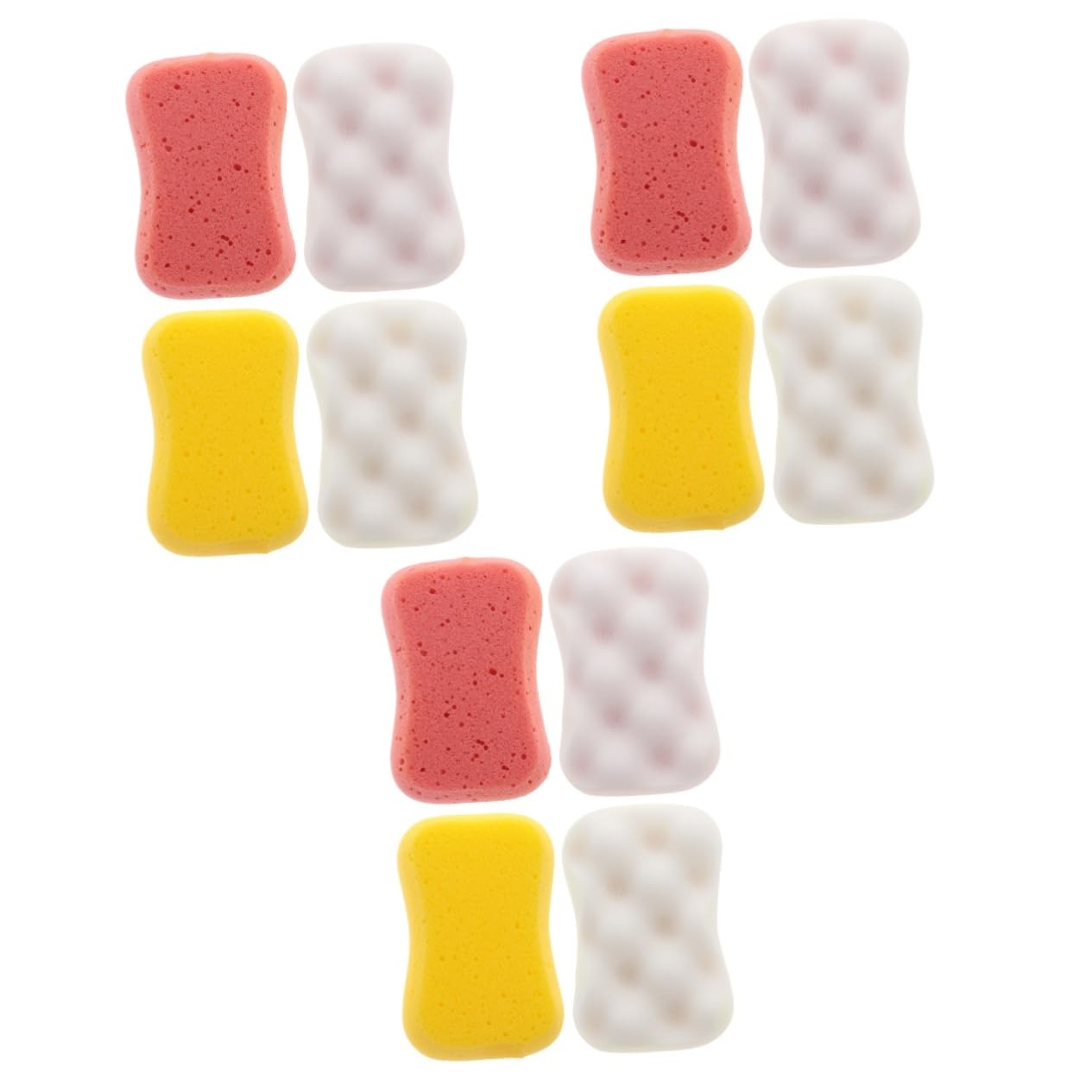 FRCOLOR 12piezas Esponjas De Exfoliantes Esponjas Para Baño y Amigables Limpieza Profunda y Masaje Aleatorios Cuidado