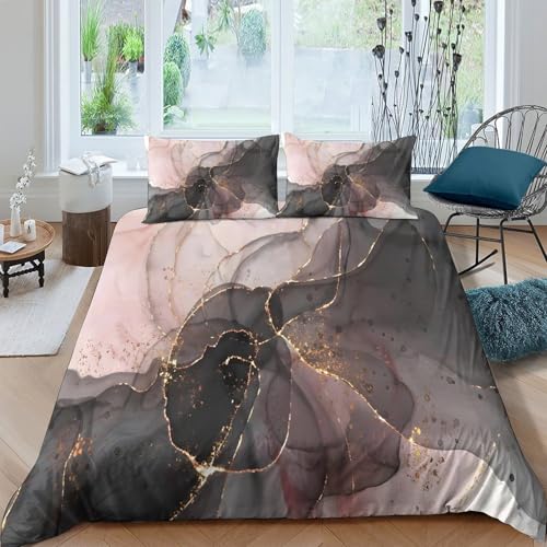 Housse de couette art abstrait microfibre : finie la corvée de repassage